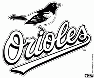 για ζωγραφική Βαλτιμόρη Orioles λογότυπο