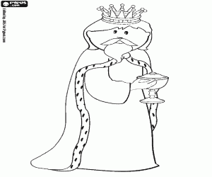 για ζωγραφική Βασιλιάς Γκασπάρ και δώρο του