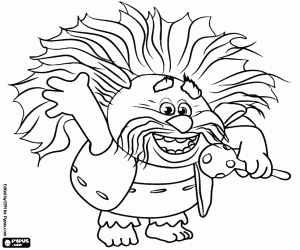 για ζωγραφική Βασιλιάς Πέπης με μια κουδουνίστρα