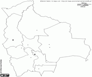 για ζωγραφική Βολιβία χάρτη