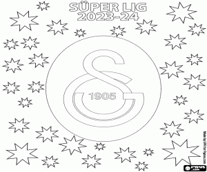 για ζωγραφική Γαλατασαράι, δύο φορές πρωταθλήτρια 2023-2024