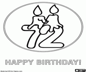 για ζωγραφική Για 72α γενέθλιά