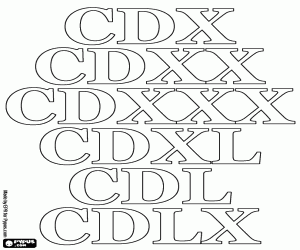 για ζωγραφική Για την καταμέτρηση σε δεκάδες 410 έως 460