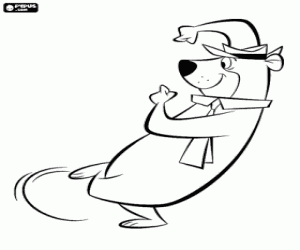 για ζωγραφική Γιόγκι αρκούδα αρχίζει να εκτελείται