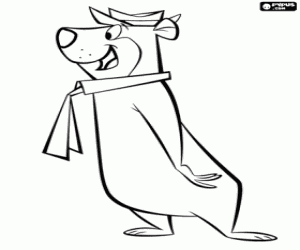 για ζωγραφική Γιόγκι, η αρκούδα του Jellystone