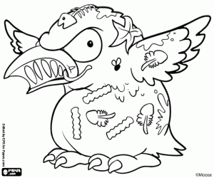 για ζωγραφική Γλάρος Trash Pack, Garbage Gull