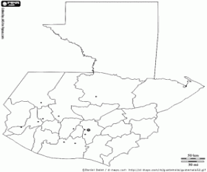 για ζωγραφική Γουατεμάλα χάρτη