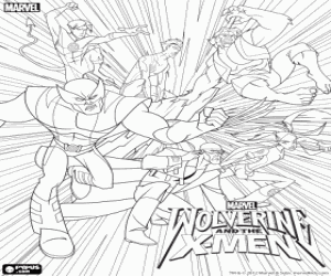 για ζωγραφική Γούλβεριν και το X-Men