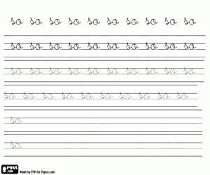 για ζωγραφική Γράψτε SO, πεζά γράμματα