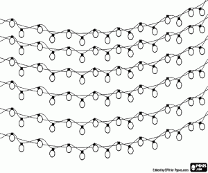 για ζωγραφική Διακόσμηση με φώτα για τα Χριστούγεννα