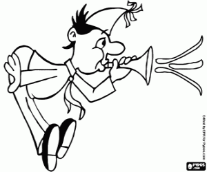 για ζωγραφική Διασκέδαση στο πάρτι της Πρωτοχρονιάς