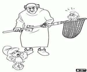 για ζωγραφική Δρακουμέλ, Μπαμπαστρούμφ και Στρουμφίτα