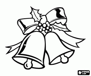 για ζωγραφική Δύο διακόσμηση Χριστούγεννα καμπάνες