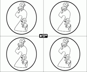 για ζωγραφική Δύο χρόνια πάρτι γενεθλίων, πρόσκληση