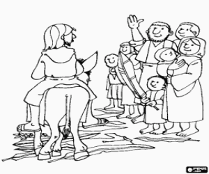 για ζωγραφική Είσοδος στην Ιερουσαλήμ, Κυριακή των Βαΐων