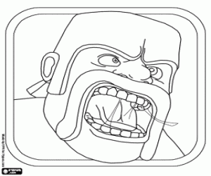 για ζωγραφική Εικονίδιο του βιντεοπαιχνιδιού Clash Of Clans