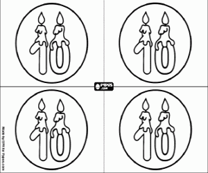 για ζωγραφική Ελάτε στο πάρτι μου δέκα χρόνια