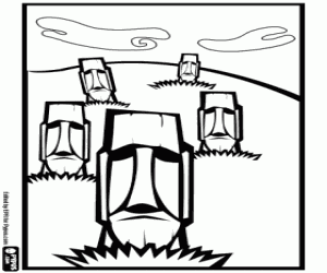 για ζωγραφική Ελλιπής  μοάι, Πάρκο Ράπα Νούι