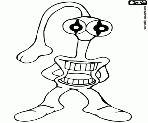 για ζωγραφική Εξωγήινος με μύτη ως έναν προβοσκίδα