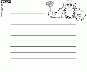 για ζωγραφική Επιστολή επιθυμίες με Αϊ-Βασίλης