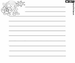 για ζωγραφική Επιστολή με τις Pypus και τα Χριστούγεννα διακοσμήσεις