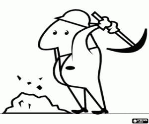 για ζωγραφική Εργαζόμενος σε συνεργασία με την αξίνα ή διαλέξτε