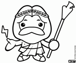 για ζωγραφική Ζευς ή Δίας, ο βασιλιάς των θεών