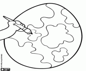 για ζωγραφική Ζωγραφισμένα στο χέρι Πασχαλινό αυγό