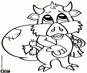 για ζωγραφική Ζώο με ένα τσουβάλι, Άγιος Νικόλαος