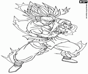 για ζωγραφική Η Kamehameha επίθεση του Goku