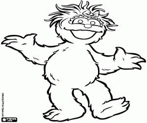 για ζωγραφική Η Ροζίτα χορό, Sesame Street