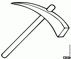 για ζωγραφική Η αξίνα ενός ανθρακωρύχου