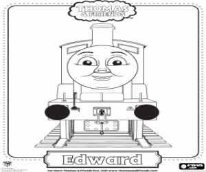 για ζωγραφική Η ατμομηχανή Edward
