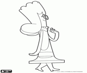 για ζωγραφική Η βασίλισσα της Jammbo, από την πλευρά