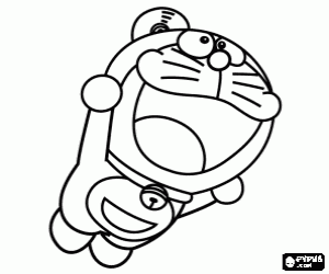 για ζωγραφική Η κοσμική γάτα είναι Doraemon