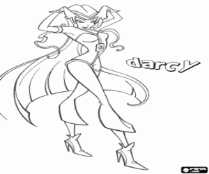 για ζωγραφική Η μάγισσα το σκοτάδι, Darcy