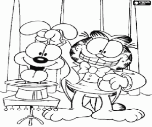 για ζωγραφική Η μαγεία του Γκάρφιλντ και Όντι