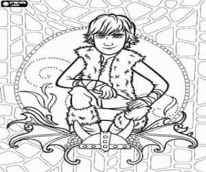 για ζωγραφική Η νεαρή Βίκινγκ Ψάρη