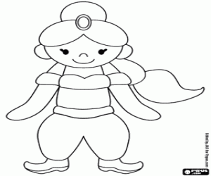 για ζωγραφική Η νεαρή Πριγκίπισσα αραβική