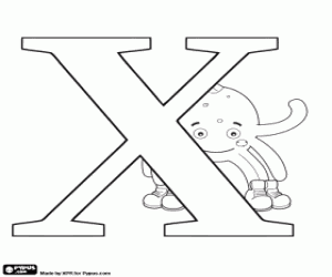 για ζωγραφική Η ρωσική γράμμα Х και Pypus πίσω από