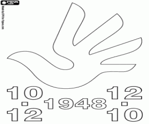 για ζωγραφική Ημέρα των ανθρωπίνων δικαιωμάτων