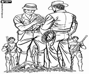 για ζωγραφική Ιντιάνα Τζόουνς, Μπέλοκ και το είδωλο