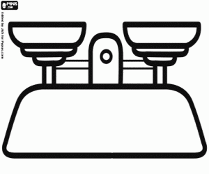 για ζωγραφική Ισορροπία κλίμακα ένα εργαστήριο