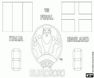 για ζωγραφική Ιταλία-Αγγλία, UEFA Euro 2020
