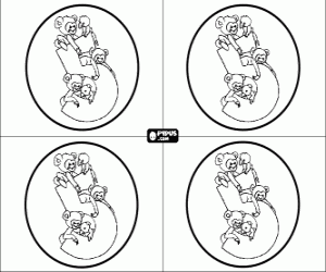 για ζωγραφική Κάρτες για το πάρτι γενεθλίων πέντε