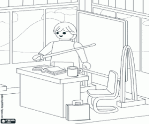 για ζωγραφική Καθηγητής της Σχολής των Playmobil