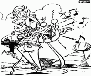 για ζωγραφική Κακοφωνίξ με τη λύρα