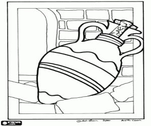 για ζωγραφική Κεραμικά βάζο με φαγητό κόσια