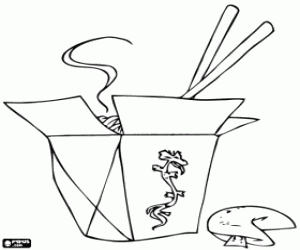 για ζωγραφική Κινεζική takeaway των τροφίμων