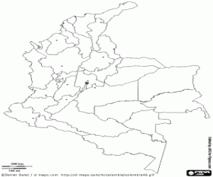 για ζωγραφική Κολομβία χάρτη